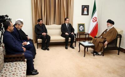 دیدار نخست وزیر عراق با رهبر انقلاب بلافاصله پس از ورود به تهران