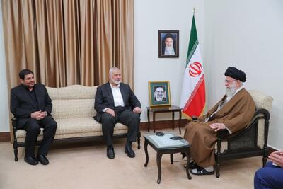 اسماعیل هنیه رئیس دفتر سیاسی حماس با رهبر انقلاب دیدار کرد - سایت خبری اقتصاد پویا