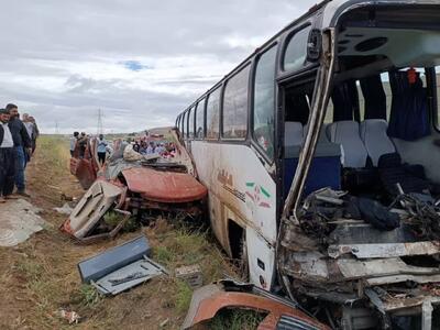 تصادف اتوبوس در محور میاندوآب-مهاباد/ چند نفر کشته شدن؟