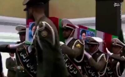 فیلم/ ورود پیکر رئیس‌جمهور و وزیر خارجه به سالن اجلاس سران