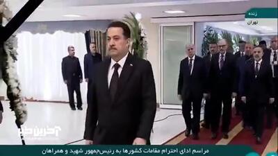 ببنید |‌ ادای احترام ویژه رییس جمهور تاجیکستان به پیکر شهدای خدمت