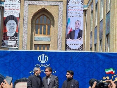 وداع با امیرعبداللهیان در محل وزارت امور خارجه+تصاویر - دیپلماسی ایرانی