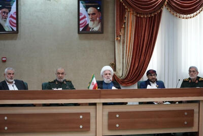 جلسه فرماندهان ارشد، حماس، حزب الله لبنان و انصارلله یمن در تهران