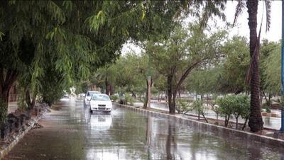 بارش باران در جاده‌های مازندران و گلستان