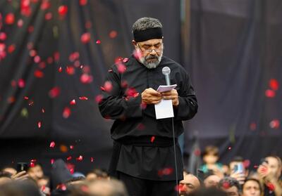 مداحی کامل محمود کریمی در مراسم خاکسپاری رئیس جمهور شهید- فیلم پخش زنده تسنیم | Tasnim