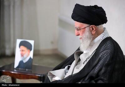 بیانات منتشر نشده رهبر انقلاب در منزل شهید رئیسی