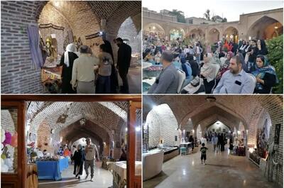 نمایشگاه صنایع دستی و سوغات استان‌ها در کاروانسرای شاه‌عباسی برپا شد