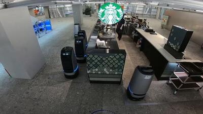 در این کافه روبات‌ها قهوه سرو می‌کنند