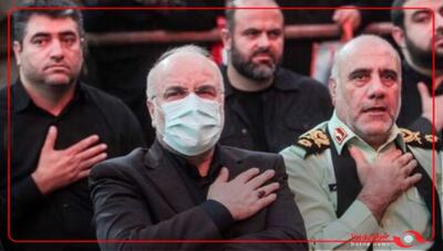 حضور قالیباف رئیس مجلس در مراسم هفتم شهدای خدمت در میدان امام حسین(ع) تهران