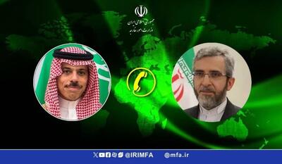 باقری در گفتگو با وزیر خارجه عربستان: زوار ایرانی در امنیت و آرامش آیین حج را به جا خواهند آورد