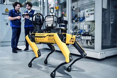 بی‌ام‌و از یک سگ رباتیک برای رفع مشکلات کارخانه‌اش استفاده می‌کند