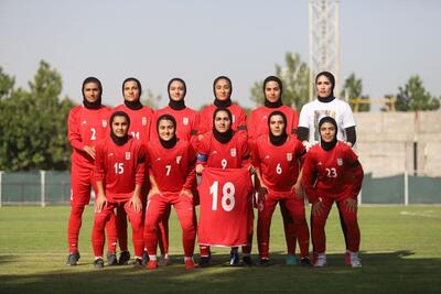 شکست زنان فوتبالیست ایران مقابل بلاروس