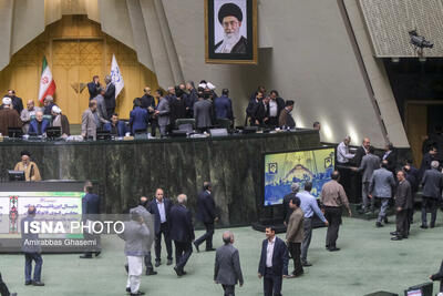 تصاویری از جدال نمایندگان در صحن علنی مجلس/ بحث تاجگردون با علیرضا سلیمی