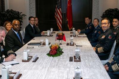 اولین دیدار وزرای دفاع چین و آمریکا پس از دو سال