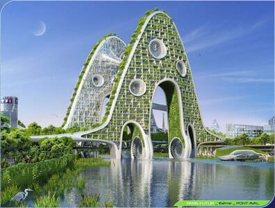 پیش بینی هوش مصنوعی از معماری ساختمان‌های پاریس در 2050! - چیدانه