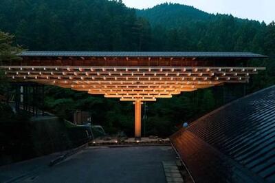 (تصاویر) موزه پل چوبی یوسوهارا؛ اثری جالب از یک معمار مشهور ژاپنی