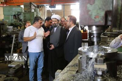 رئیس کل دادگستری استان قزوین از ۲ واحد تولیدی در شهرک صنعتی خرمدشت تاکستان بازدید کرد