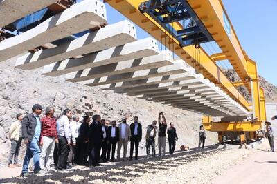 افتتاح طرح راه‌آهن اردبیل به دست شهید رئیسی آرزویی که بر دل ماند