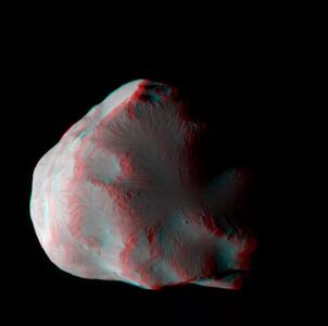 تصویر روز ناسا: قمر هلن در تصویر استریو