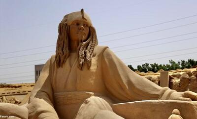 (تصاویر) موزه مجسمه‌های شنی در مصر