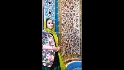 شیراز گردی جذاب سپیده خداوردی  در تعطیلات / چه ویدیوی شیک و باکلاسی ضبط کرده