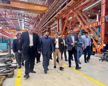 مدیرعامل شرکت ملی صنایع مس ایران از کارخانجات گروه مپنا بازدید کرد