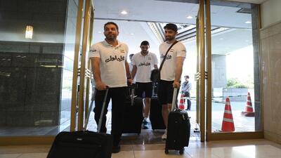 تیم ملی والیبال ایران در هتل مسابقات اسکان یافت