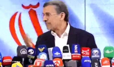 ویدیو / قطع شدن صدای احمدی‌نژاد پس از پایان مهلت ۵ دقیقه‌ای او