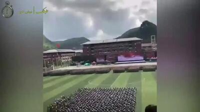 (ویدئو) حرکات بی‌نظیر در رژه نظامی با ‌‌بازدید چندصد میلیونی!