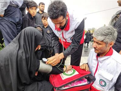 ارائه خدمات هلال احمر به ۱۱۳۱ نفر از شرکت کنندگان در مراسم سالروز ارتحال امام خمینی (ره)