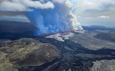 تصاویر هوایی از فوران آتشفشان کیلاویا در هاوایی