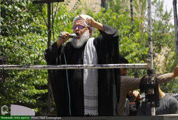تصاویری کمتر دیده شده از برادر علیرضا پناهیان در راهپیمایی ۱۵ خرداد