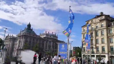 حال و هوای مونیخ در آستانه مسابقات یورو ۲۰۲۴ + ویدئو