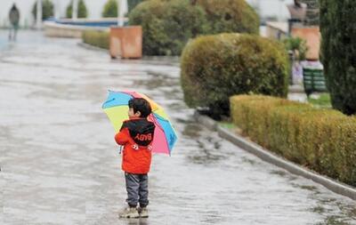 هشدار هواشناسی نسبت به رگبار باران و تگرگ در چهار استان