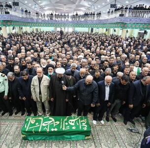 پیکر مرحوم حجازی با حضور سرپرست ریاست‌جمهوری تشییع شد