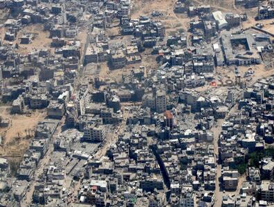 تصاویر تلخ هوایی از شهر غزه؛ یک سال قبل و بعد از جنگ