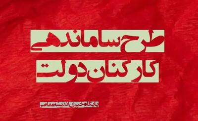 اندیشه معاصر - جزئیات تازه از طرح ساماندهی کارکنان دولت امروز چهارشنبه ۱۳ دی ۱۴۰۳ اندیشه معاصر
