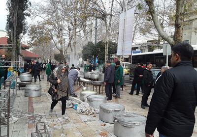 طبخ 63 دیگ غذا در طرح نذرواره   حاج قاسم   + فیلم - تسنیم