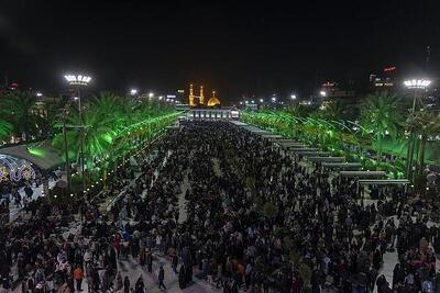 لیله الرغائب در حرم امام حسین (ع) +تصاویر