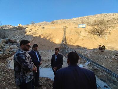 آغاز عملیات اجرایی پل روستای مونه و پنج روستای همجوار در شهرستان لنده