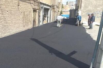 ۱۸۴روستای زنجان از طرح نهضت آسفالت معابر برخوردار شدند