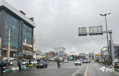 برف و باران و هشدار پلیس درباره لغزندگی جاده‌ها