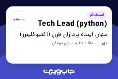 استخدام Tech Lead (python) در مهان آینده پردازان قرن (اکتیوکلینرز)
