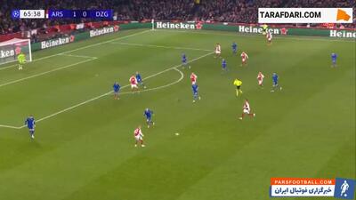 گل کای هاورتس به دینامو زاگرب (آرسنال 2-0 دینامو زاگرب) - پارس فوتبال