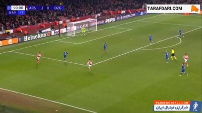گل مارتین اودگارد به دینامو زاگرب (آرسنال 3-0 دینامو زاگرب) - پارس فوتبال