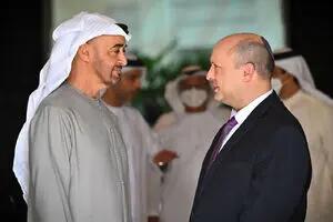دیدار نخست وزیر سابق اسرائیل با رئیس امارات