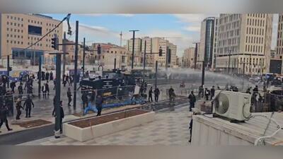 درگیری پلیس با صهیونیست‌های ارتدوکس در قدس اشغالی + فیلم