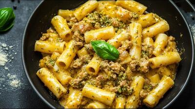 طرز تهیه دو پاستای خوشمزه توسط آشپز معروف ایتالیایی (فیلم)