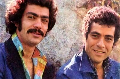 عکس بهروز وثوقی و برادرش چنگیز وثوقی در سال 54 / قابی از تاریخ و زیرخاکی !