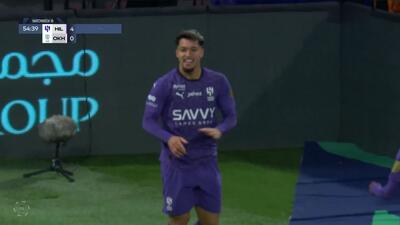 گل چهارم الهلال به الاخدود (دبل مارکوس لئوناردو)
